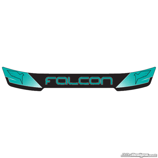 Falcon Style Visor Stickers