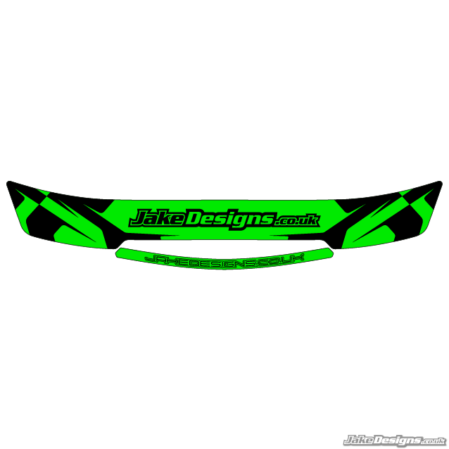JakeDesigns Style Visor Stickers (Fluorescent)