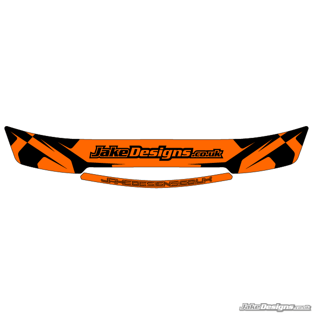 JakeDesigns Style Visor Stickers (Fluorescent)