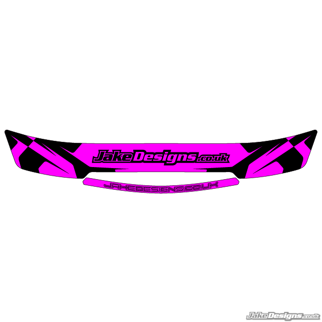 JakeDesigns Style Visor Stickers (Fluorescent)