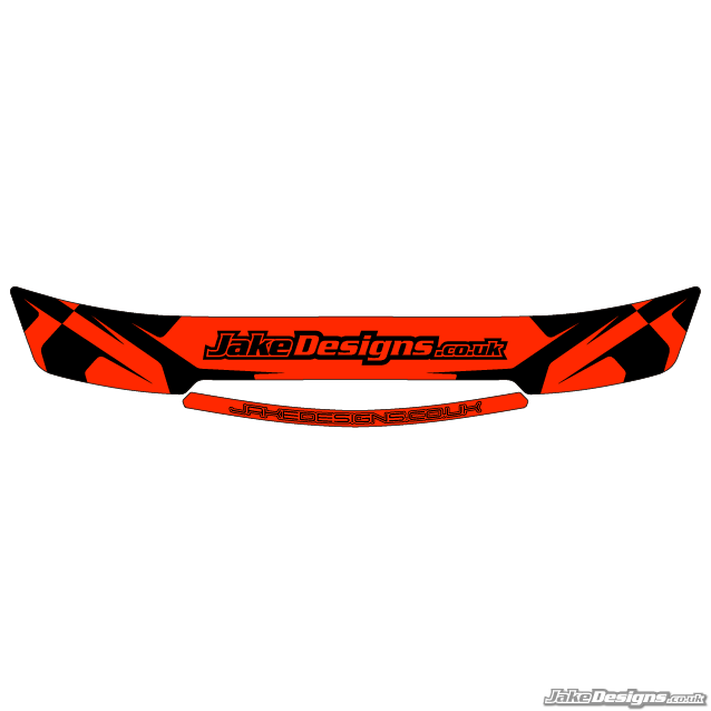 JakeDesigns Style Visor Stickers (Fluorescent)