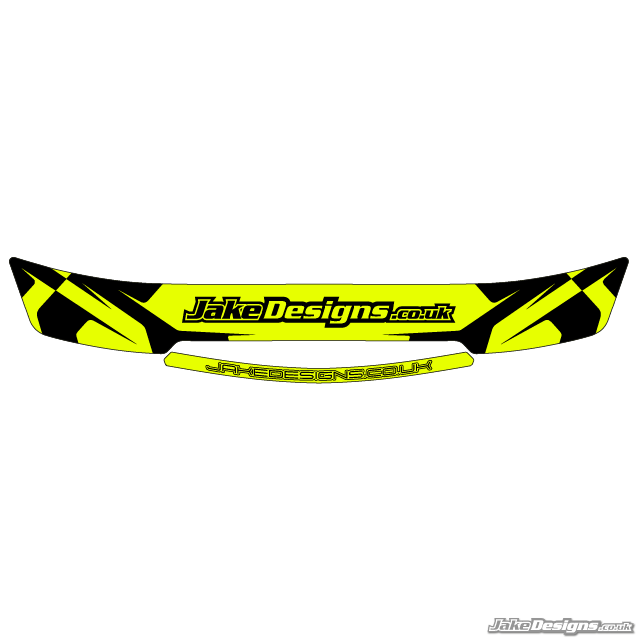 JakeDesigns Style Visor Stickers (Fluorescent)