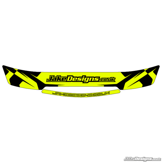 JakeDesigns Style Visor Stickers (Fluorescent)