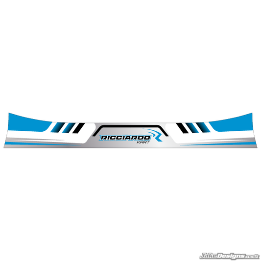 Ricciardo Style Visor Stickers