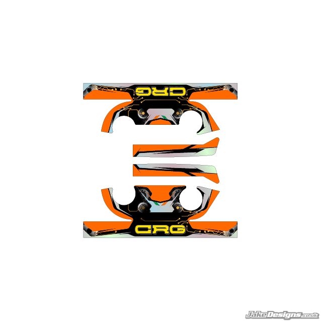 CRG Replica IAME X30 Engine Head Stickers (2018)