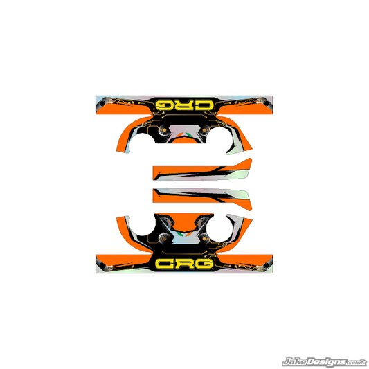 CRG Replica IAME X30 Engine Head Stickers (2018)