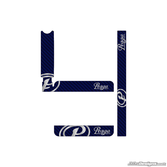 Praga IAME X30 Radiator Stickers (2026)