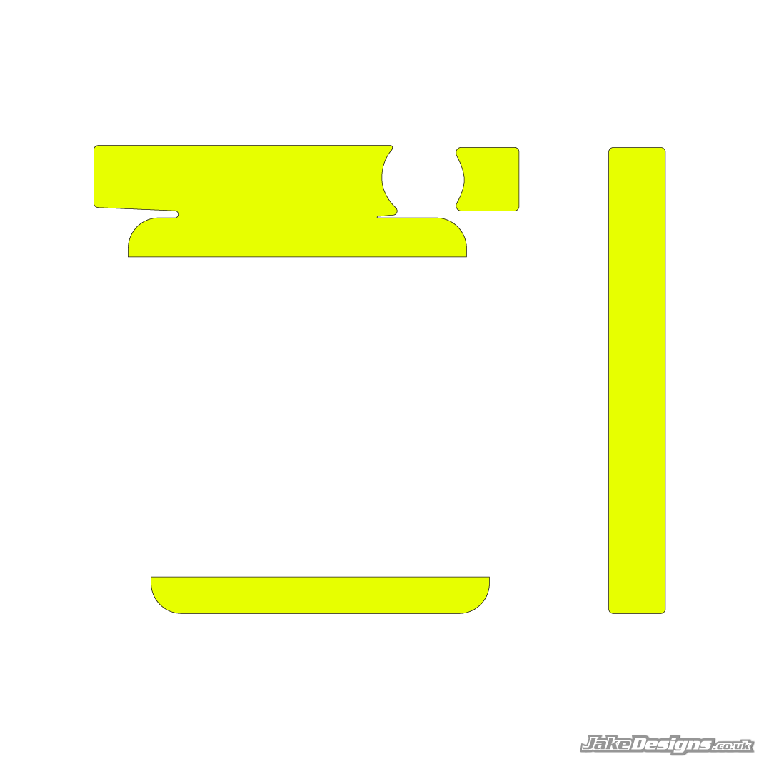 Fluorescent Style IAME Big / X30 Radiator Sticker Kit – JakeDesigns ...