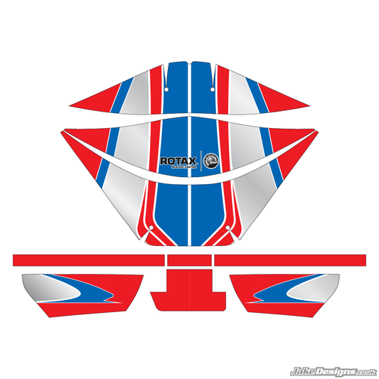 Zanardi Replica Rotax Airbox Sticker Kit
