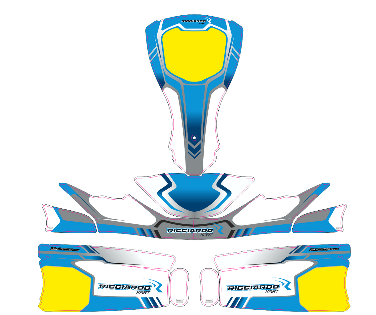 Ricciardo Replica Sticker Kit – JakeDesigns Graphics