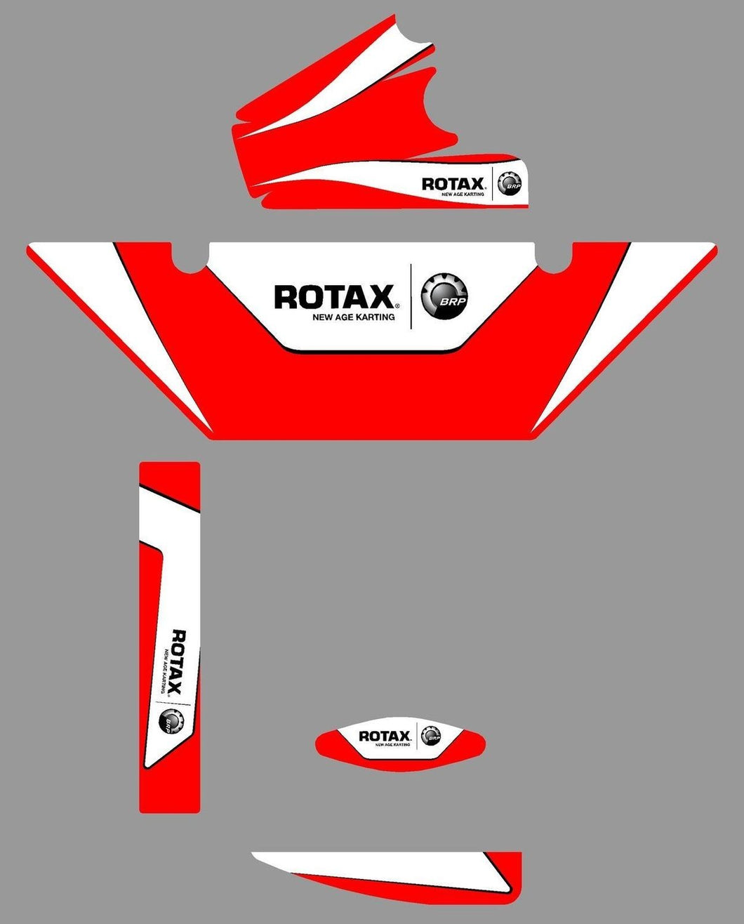BirelART Replica (European) Rotax Max Radiator Stickers (2014)