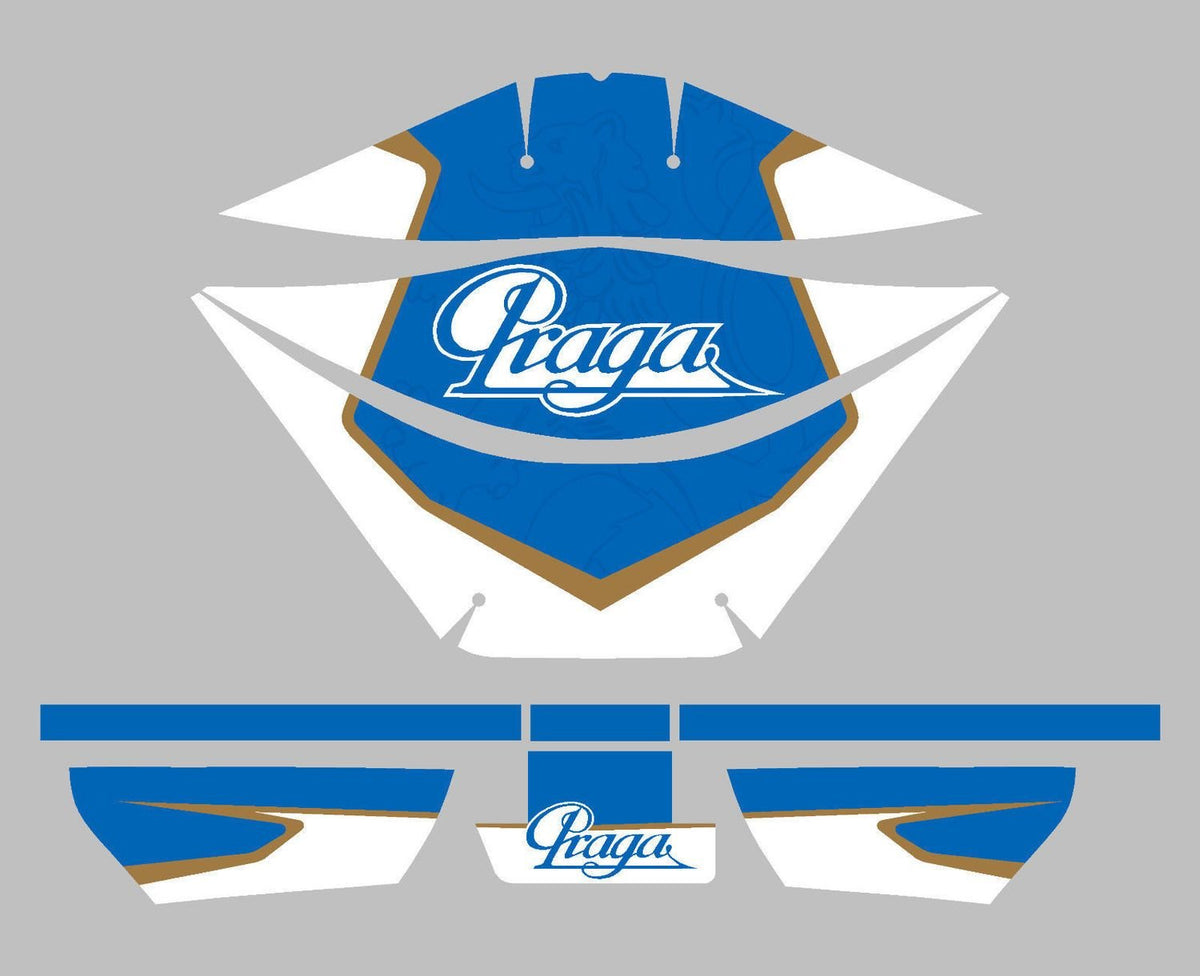 Praga Replica Rotax Airbox Sticker Kit (2015) – JakeDesigns Graphics