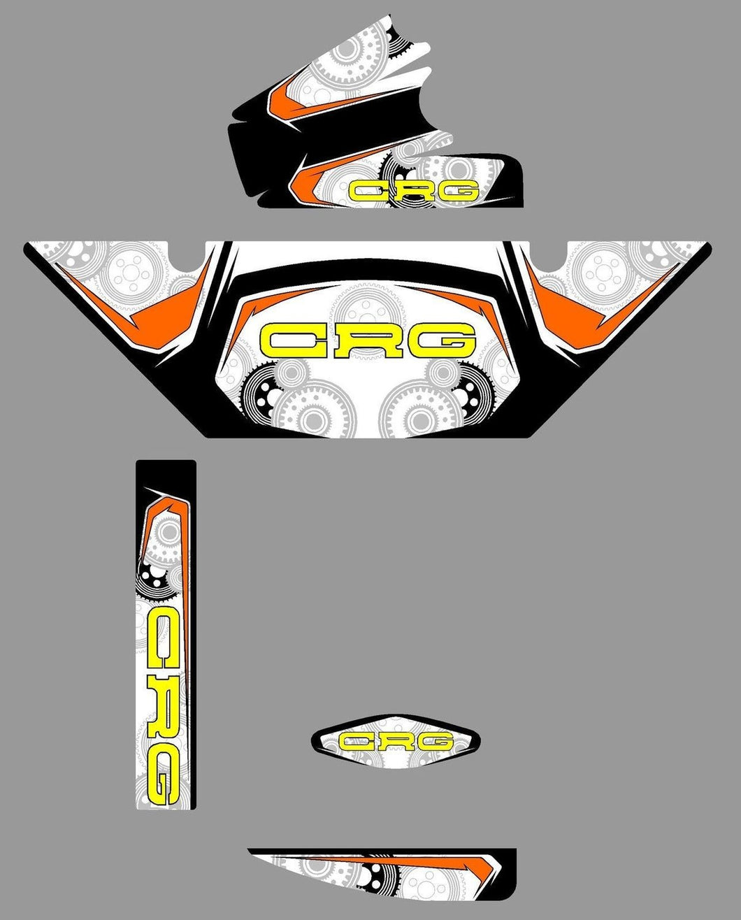 CRG Replica Rotax Max Radiator Stickers (2014)