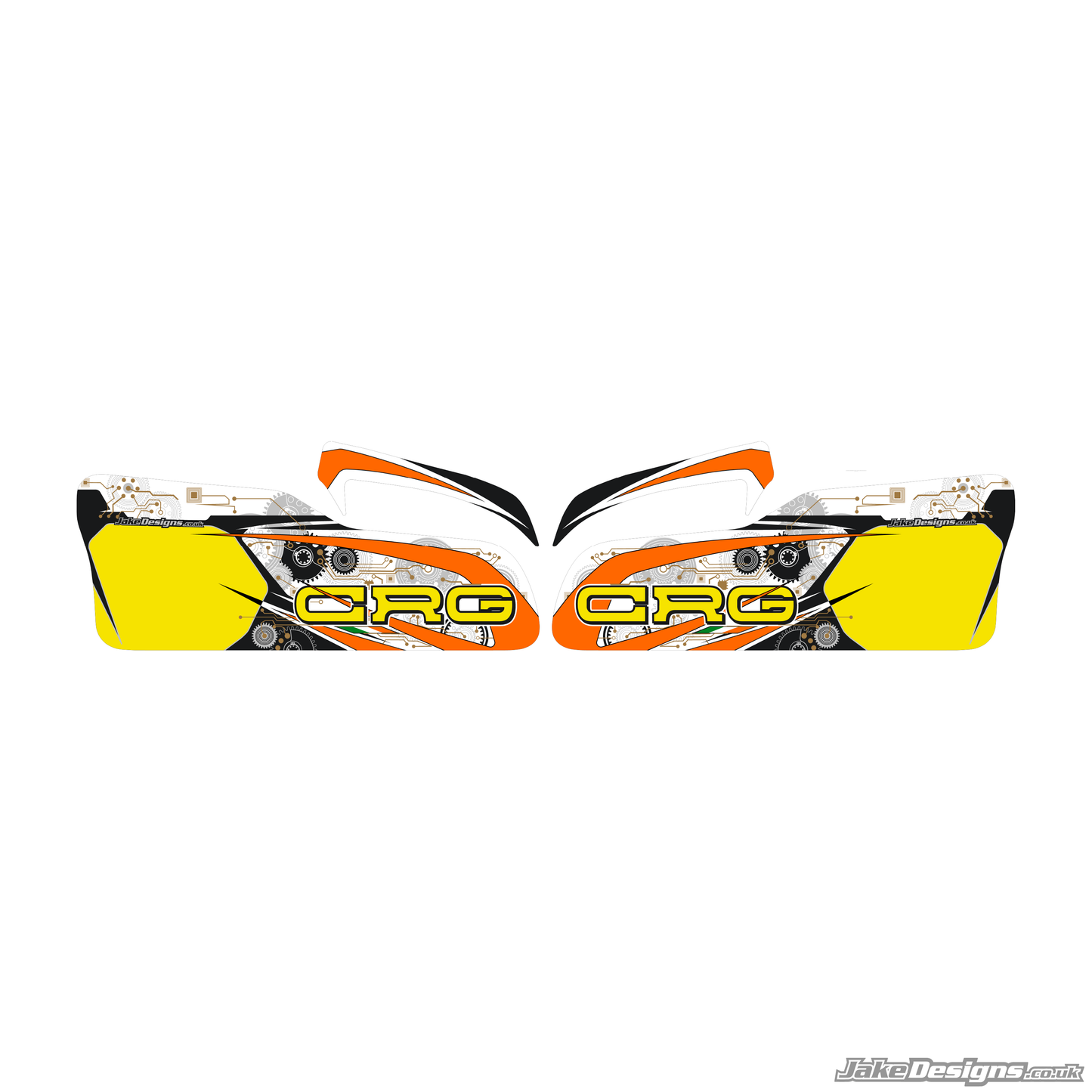 CRG Replica Set Of Sidepods Sticker (2016)