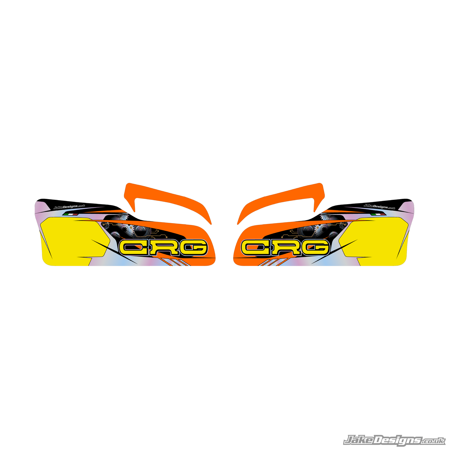 CRG Replica Set Of Sidepods Sticker (2018)