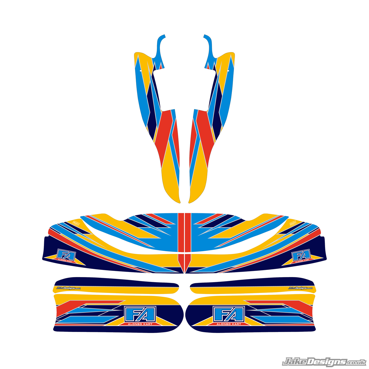 FA Alonso Victory Replica Sticker Kit (2016)