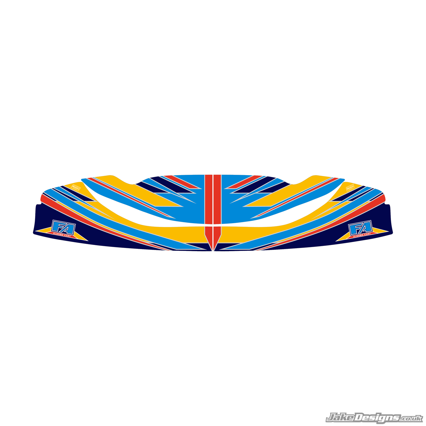 FA Alonso Replica Nosecone Sticker (2016)