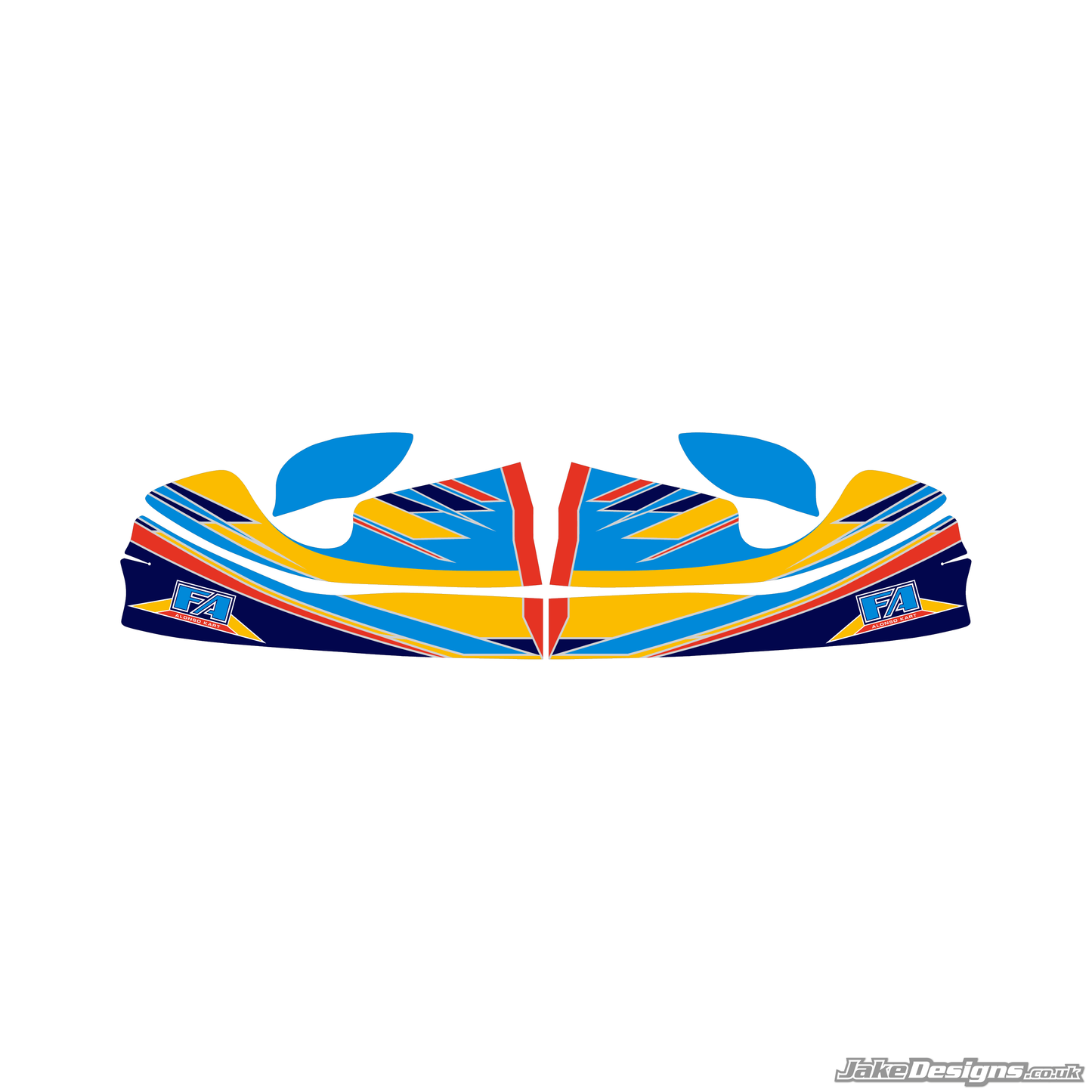 FA Alonso Replica Nosecone Sticker (2016)