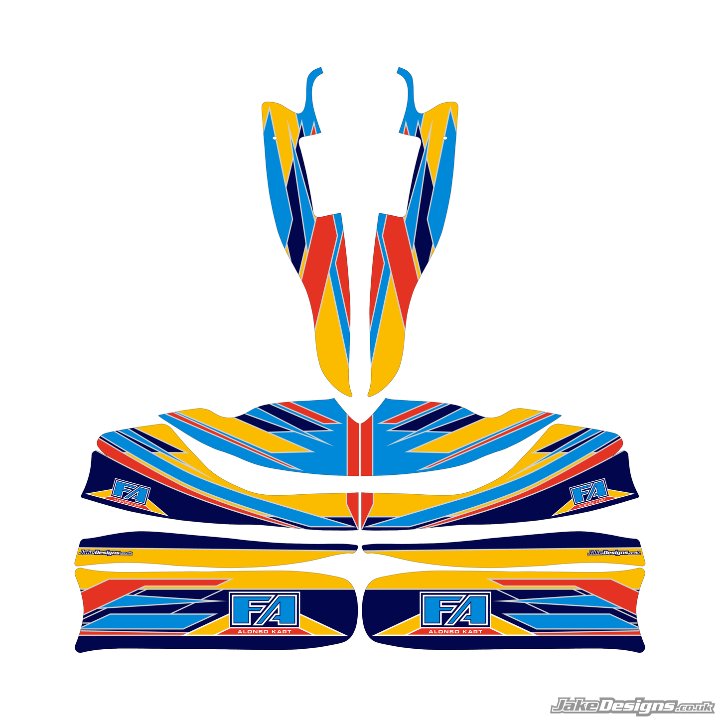 FA Alonso Victory Replica Sticker Kit (2016)