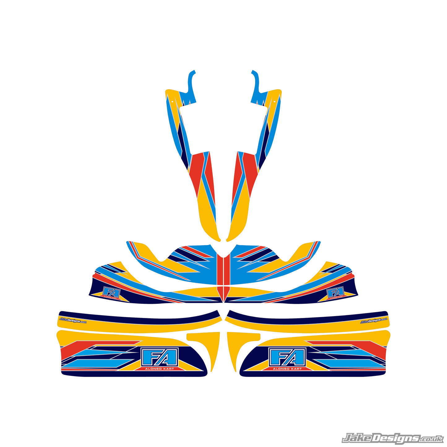 FA Alonso Victory Replica Sticker Kit (2016)