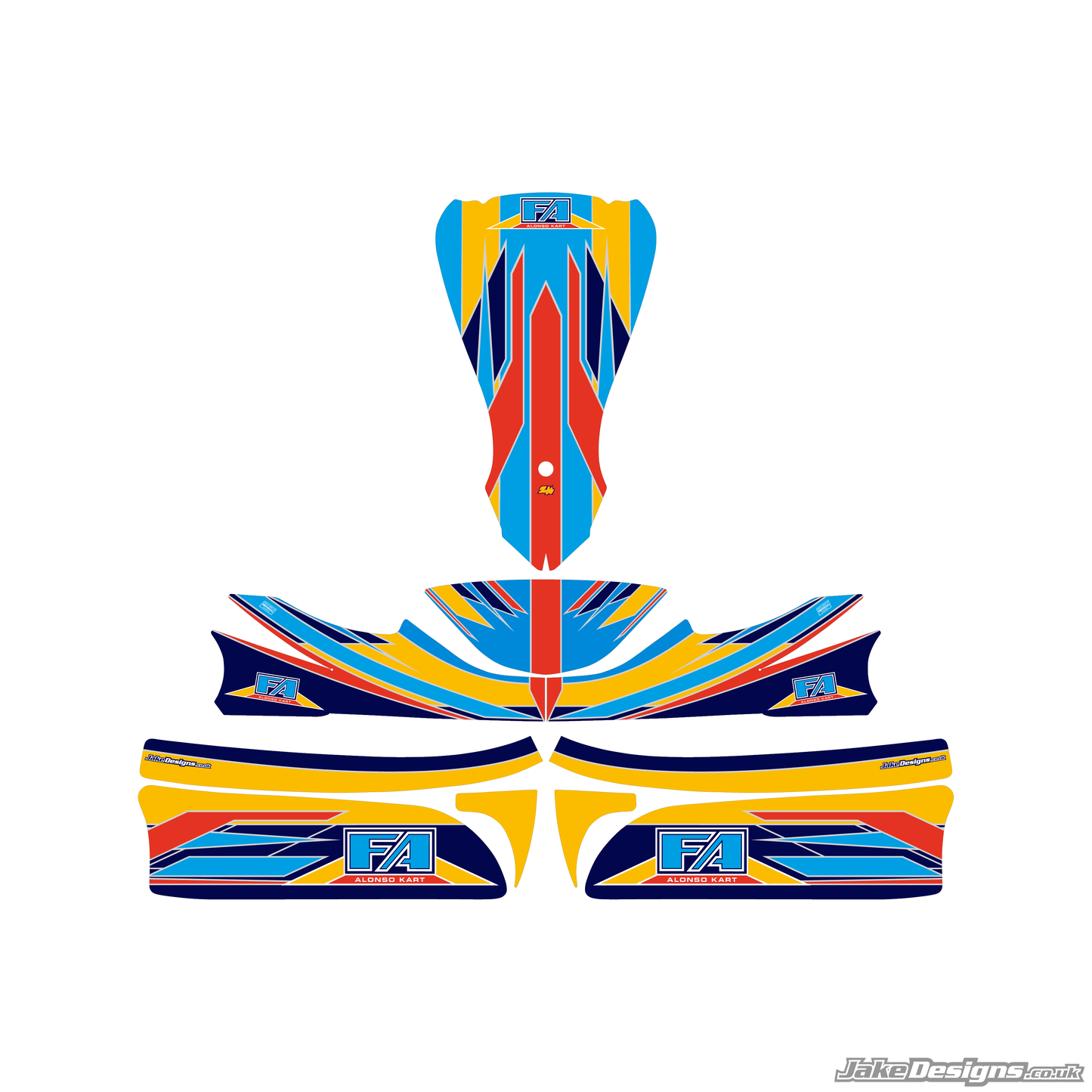 FA Alonso Victory Replica Sticker Kit (2016)