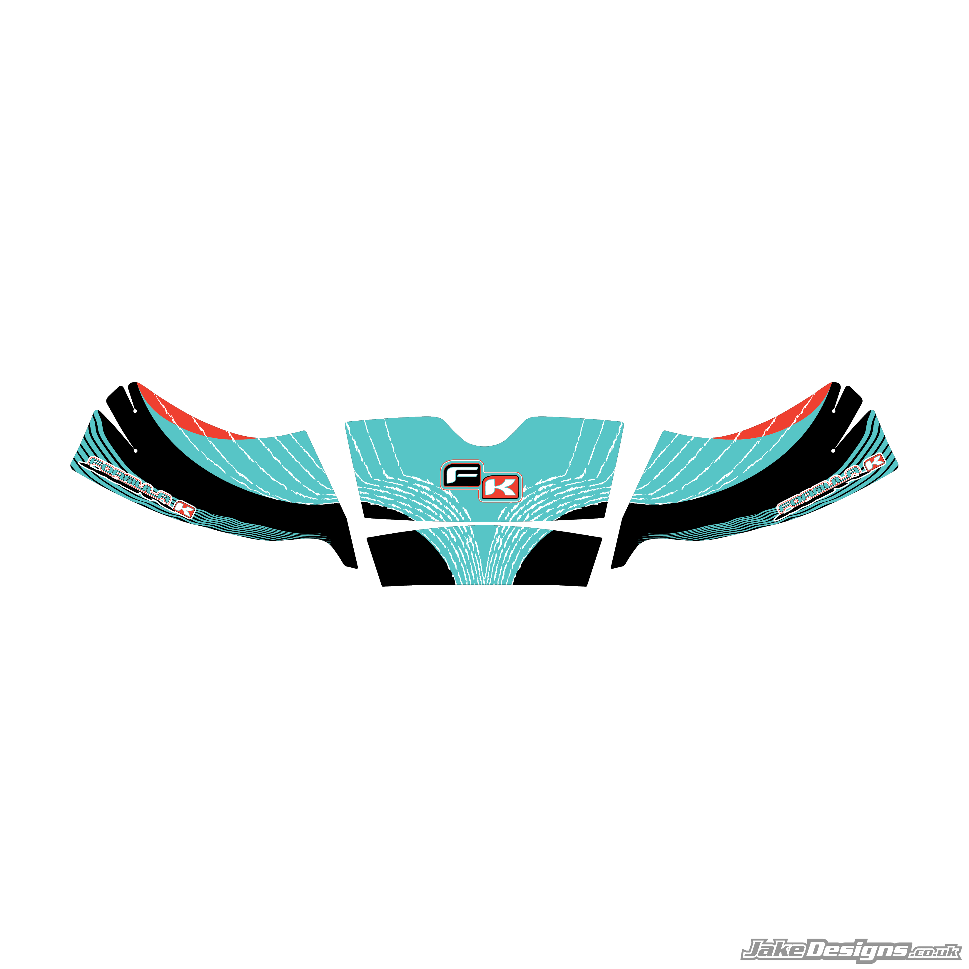 FK (Formula K) Racing Replica Nosecone Sticker – JakeDesigns Graphics